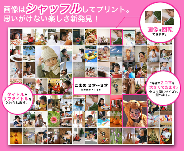 シャッフルしてプリント